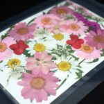Bukiet "Rosa" z 9 rodzajami kwiatów suszonych.