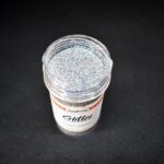 Holograficzny Srebrny Brokat