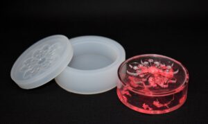 Stampo in silicone scatolina con coperchio