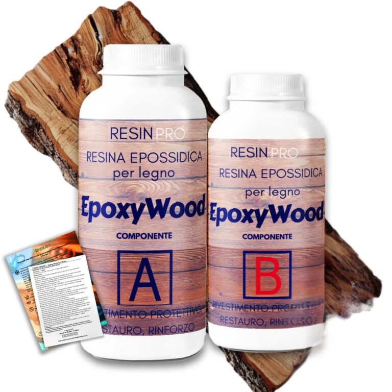 Żywica do Obróbki Drewna „EPOXYWOOD” – Utwardza, Wzmacnia i Stabilizuje - 1.5 KG
