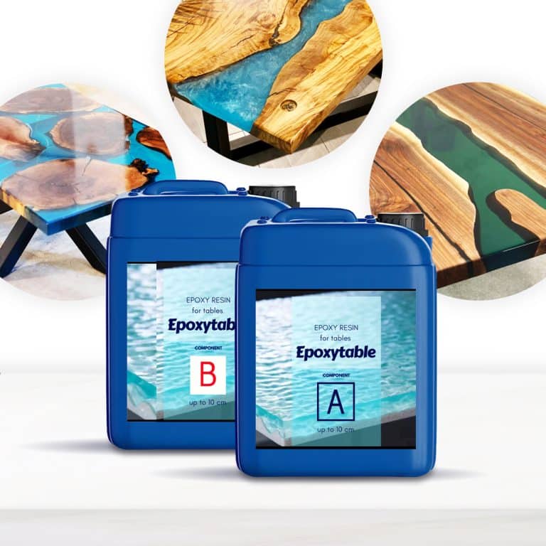 Żywica do Odlewów do 10 cm „EPOXYTABLE 10” – Nie Żółknie, Niska Lepkość