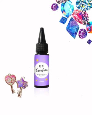 "UV-CREATION" – Żywica Akrylowa do Biżuterii – Najłatwiejsza w Użyciu, Utwardzana Światłem UV - 25 ml