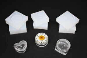 Zestaw trzech foremek do pudełek na biżuterię