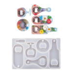 Silikonowa forma w kształcie otwieracza do butelek - idealna do tworzenia fantastycznych, spersonalizowanych otwieraczy do butelek