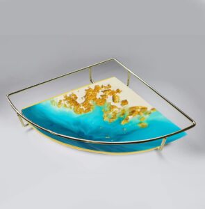 Metalowy wspornik narożny do tacy