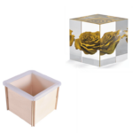 Cassaforma a forma di Cubo – Per progetti in resina precisi e professionali – 8.5×8.5 cm