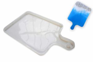 Prostokątna forma do deski do krojenia o wymiarach 21,1×34,2cm