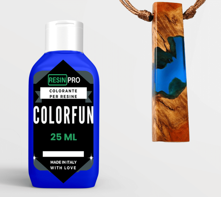 COLORFUN Barwniki do żywic epoksydowych – szeroka gama kolorystyczna – 25 ml - Niebieski (Blue)