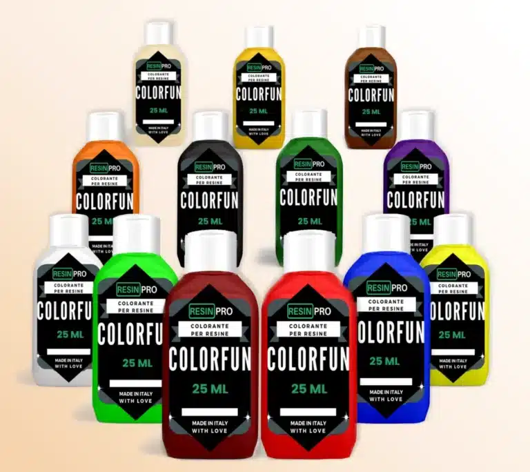 COLORFUN Barwniki do żywic epoksydowych – szeroka gama kolorystyczna – 25 ml