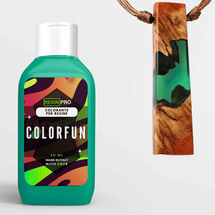 COLORFUN Barwniki do żywic epoksydowych – szeroka gama kolorystyczna – 25 ml - Zielony (True Green)
