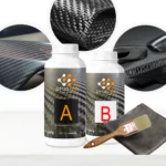 Kompletny zestaw naprawczy żywica + tkanina z włókna węglowego 20×20 TWILL 200g/m2 – szybki, prosty i trwały!