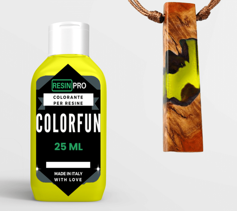 COLORFUN Barwniki do żywic epoksydowych – szeroka gama kolorystyczna – 25 ml - Cytrynowy Żółty (Lemon Yellow)
