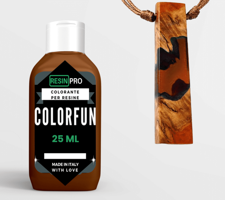 COLORFUN Barwniki do żywic epoksydowych – szeroka gama kolorystyczna – 25 ml - Brązowy (Brown)