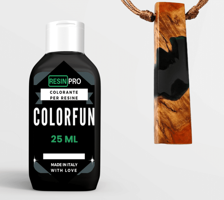 COLORFUN Barwniki do żywic epoksydowych – szeroka gama kolorystyczna – 25 ml - Czarny (Black)