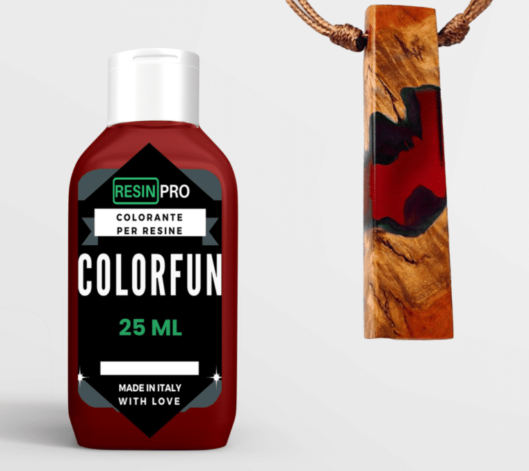 COLORFUN Barwniki do żywic epoksydowych – szeroka gama kolorystyczna – 25 ml - Czerwony Tlenek (Oxide Red)