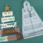 Forma na choinkę do ozdób domowych na Boże Narodzenie