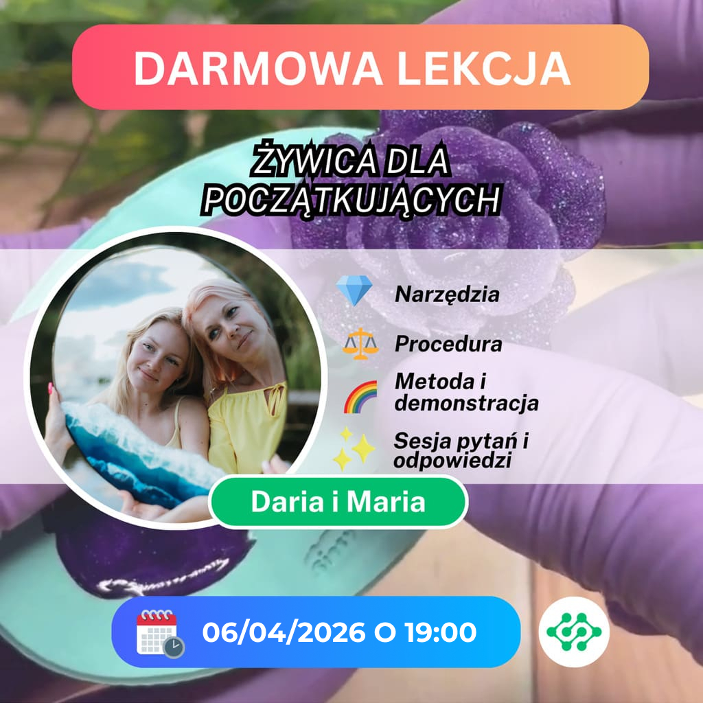 DARMOWA LEKCJA: Żywica dla początkujących