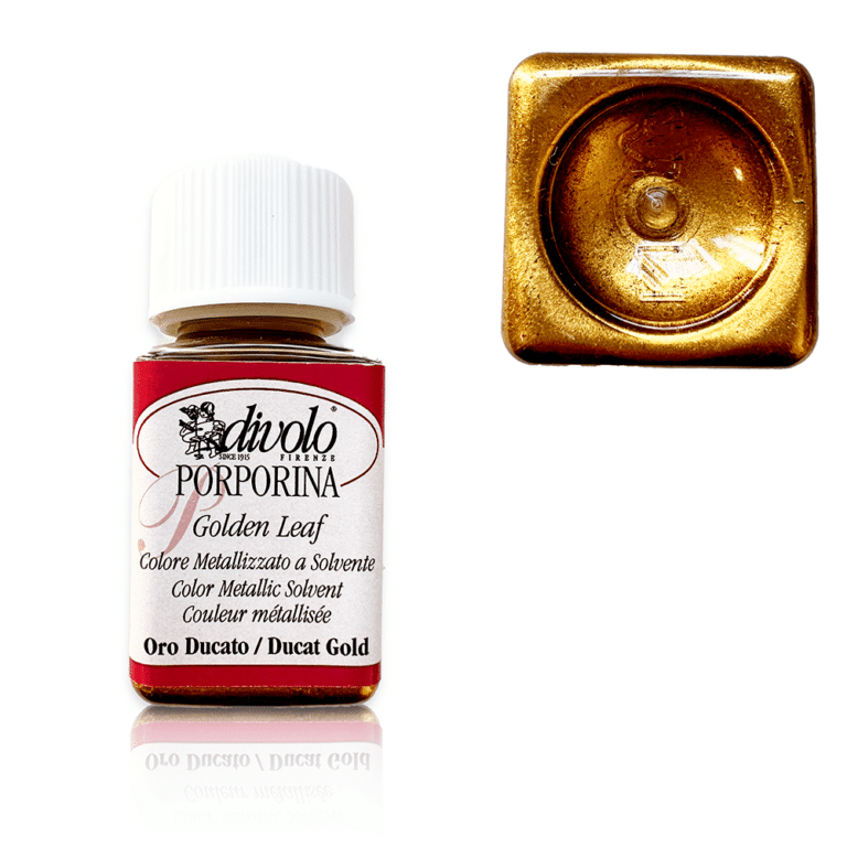 Porfiryna farba do złoceń 50 ml Złoto/Srebro/Miedź - Złoto dukatowe