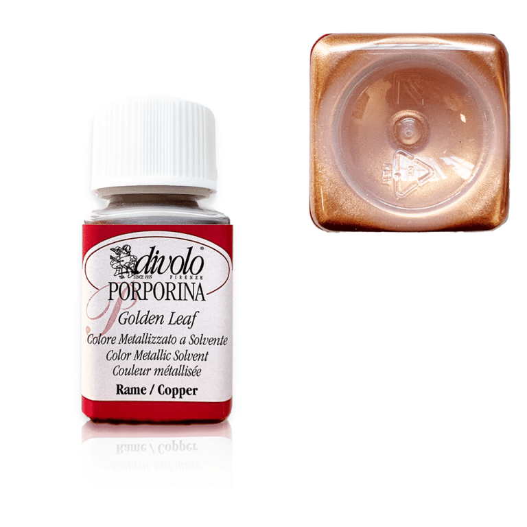 Porfiryna farba do złoceń 50 ml Złoto/Srebro/Miedź - Miedź