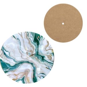 Rozbudź swoją kreatywność: podstawy z MDF do tworzenia oryginalnych i ekskluzywnych zegarów! - zegarek z otworem