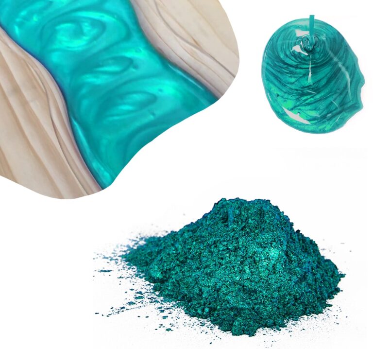 SAHARA - Metaliczny pigment do żywicy - TURKUS 100g