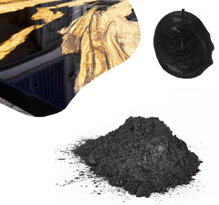 SAHARA - Metaliczny pigment do żywicy - CZARNY 10g