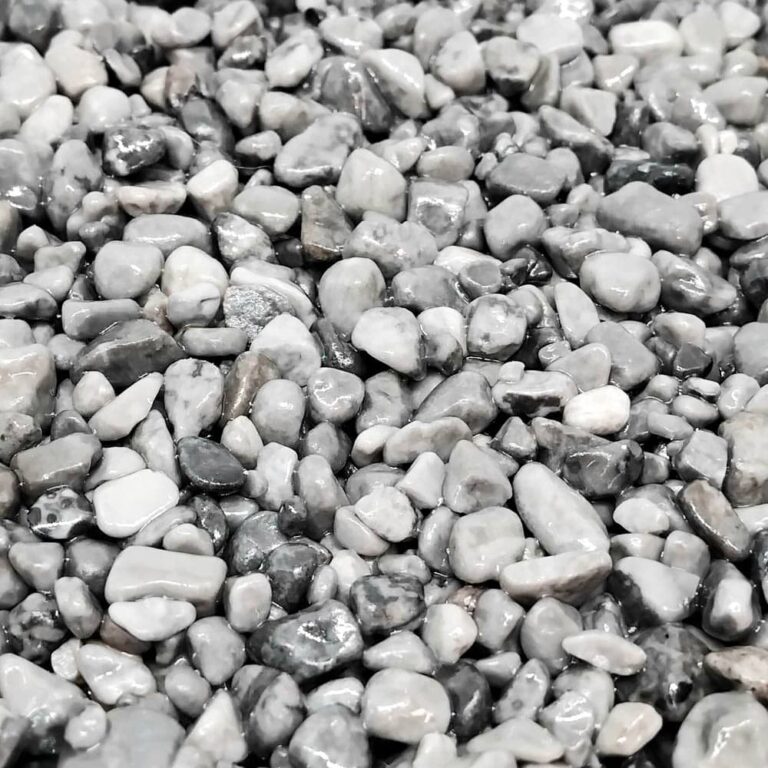 Granulaty do nawierzchni drenażowych - Worek 25 kg - Idealne do użytku na zewnątrz - Szary marmur typu Bardiglio