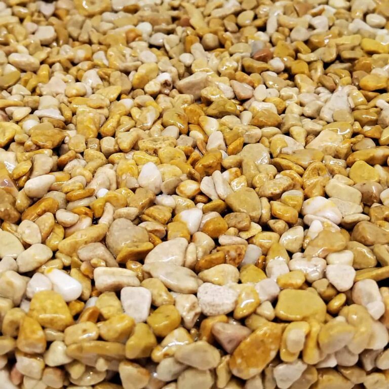 Granulaty do nawierzchni drenażowych - Worek 25 kg - Idealne do użytku na zewnątrz - Żółty marmur typu Mori