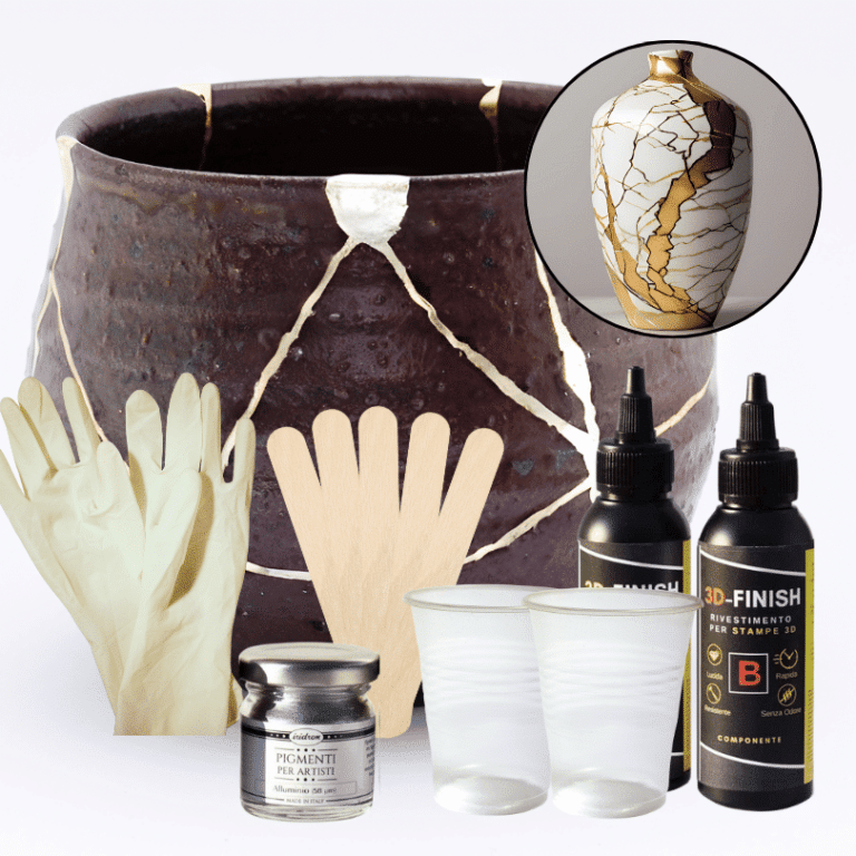 KIT KINTSUGI - Zestaw Kintsugi Srebrny