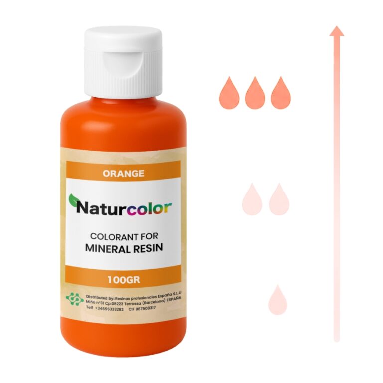 Pigmenty na bazie wody do żywicy akrylowej NatuResin – NaturColor - Pomarańczowy