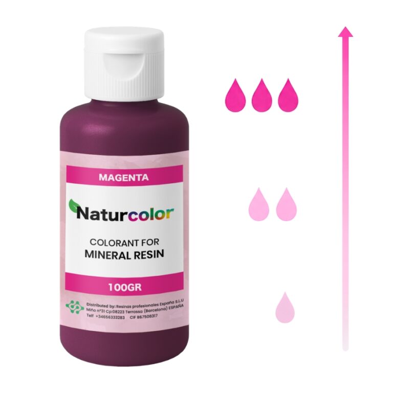 Pigmenty na bazie wody do żywicy akrylowej NatuResin – NaturColor - Magenta