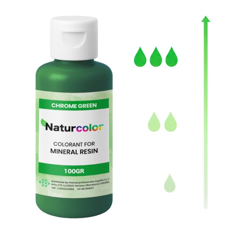 Pigmenty na bazie wody do żywicy akrylowej NatuResin – NaturColor - Jasna zieleń