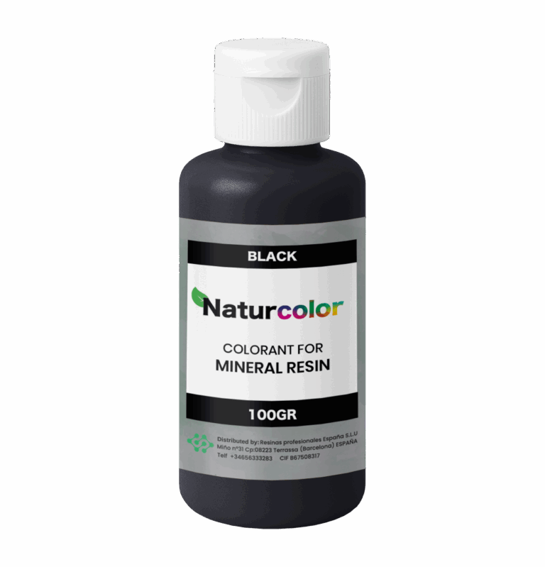 Pigmenty na bazie wody do żywicy akrylowej NatuResin – NaturColor - Czarny