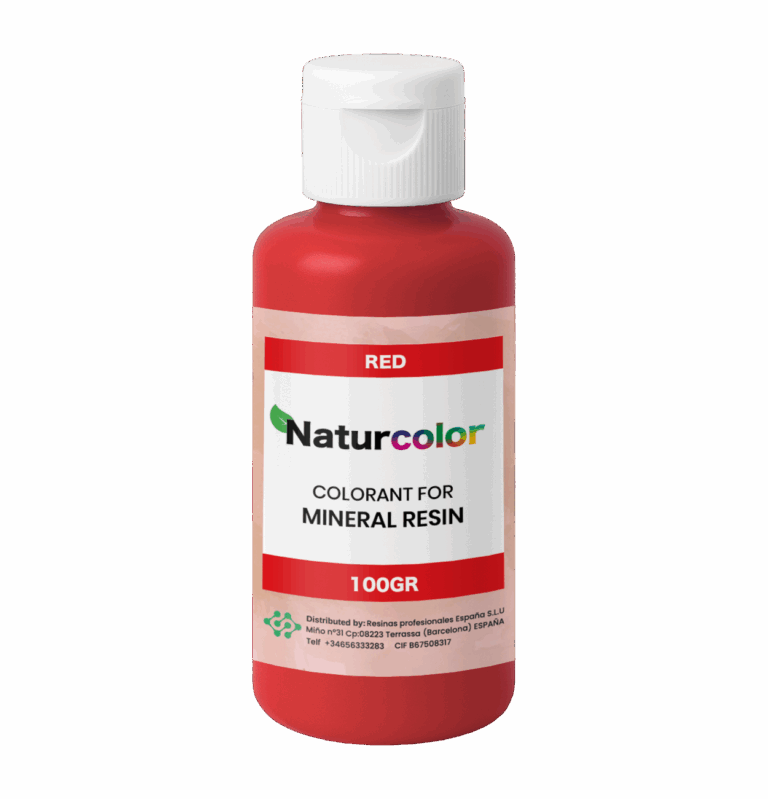 Pigmenty na bazie wody do żywicy akrylowej NatuResin – NaturColor - Czerwony