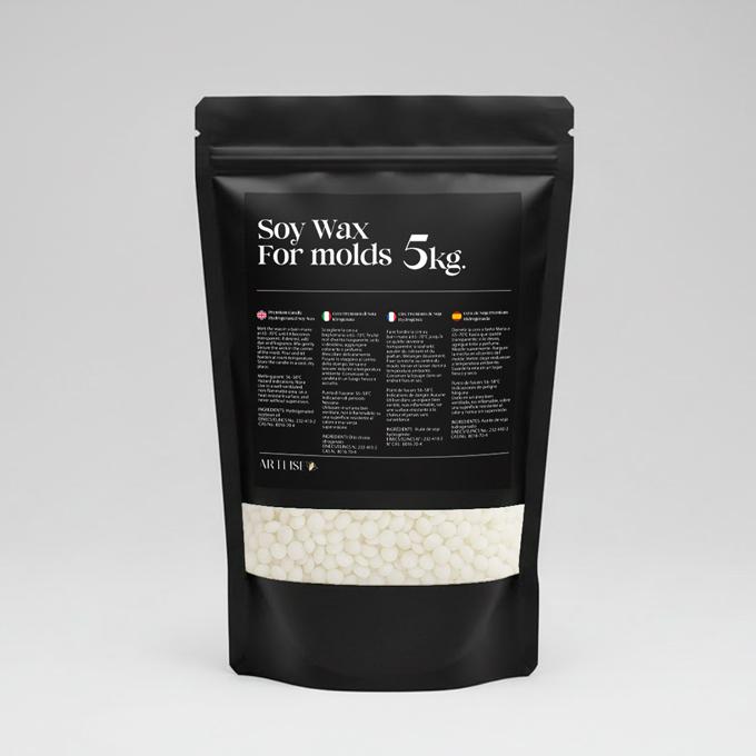 SoyaGlow - Wosk Sojowy: Zamień Swoją Kreatywność w Naturalne Światło! - 5kg