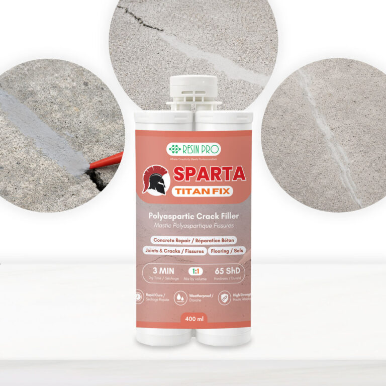 TITANFIX – Poliasparaginowa masa naprawcza do pęknięć betonu 400 ml