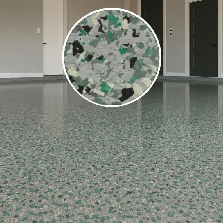 Brokat Dekoracyjny – Artystyczny Akcent dla Twoich Podłóg - Szary - Zielony (55021), 4 kg (20 m²)